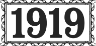 Bar 1919 Logo Negative